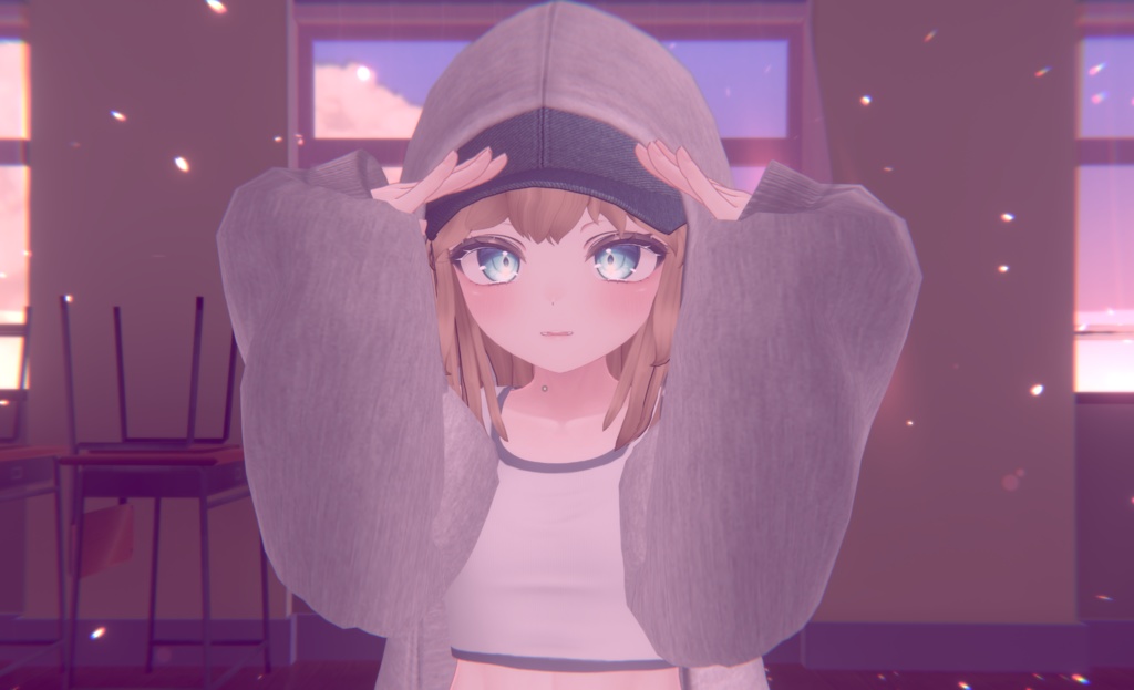 【VRC】 Punch Hair (13 Avatars)