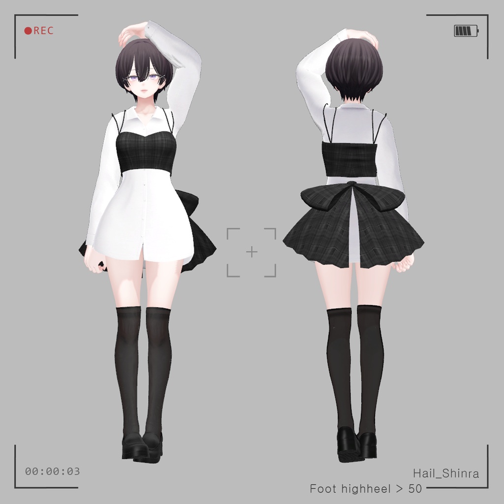 【VRC】 Hail clothes (17 Avatars 対応)