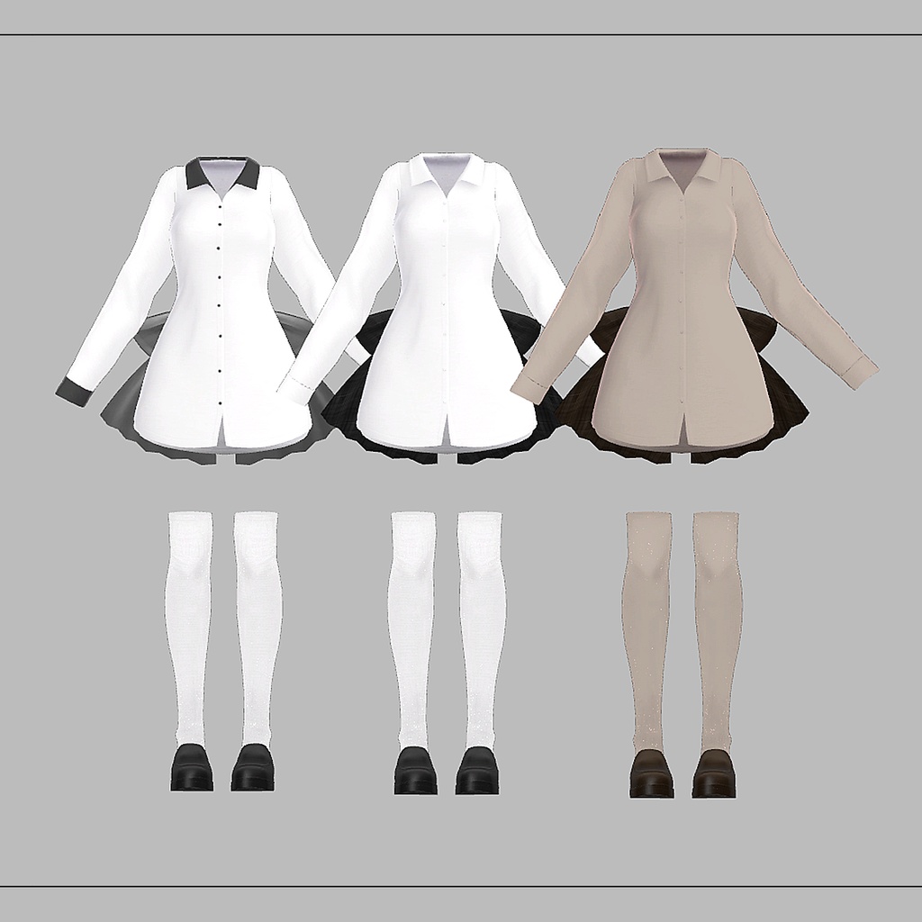 【VRC】 Hail clothes (17 Avatars 対応)