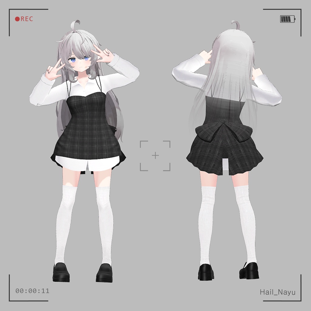 【VRC】 Hail clothes (17 Avatars 対応)