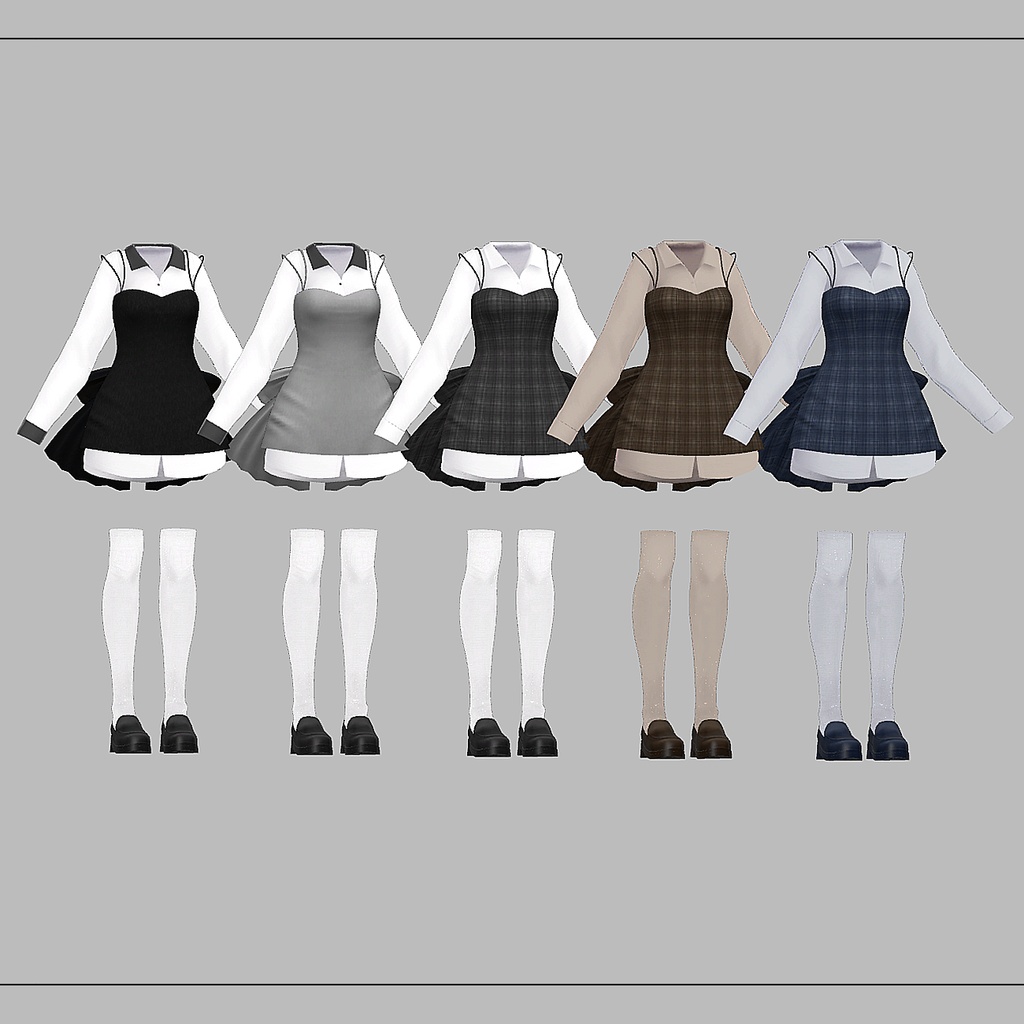 【VRC】 Hail clothes (17 Avatars 対応)