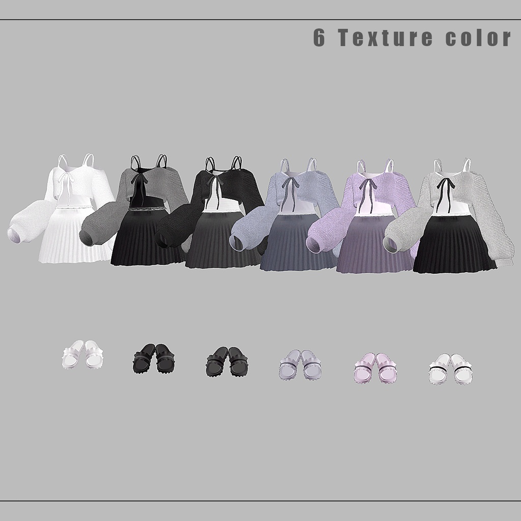 【VRC】 Bom clothes (13 Avatars 対応)