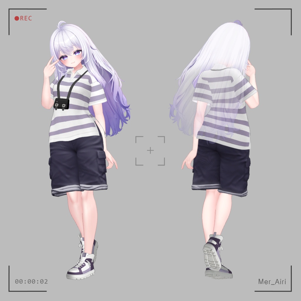 【VRC】 Mer clothes (22 Avatars 対応)