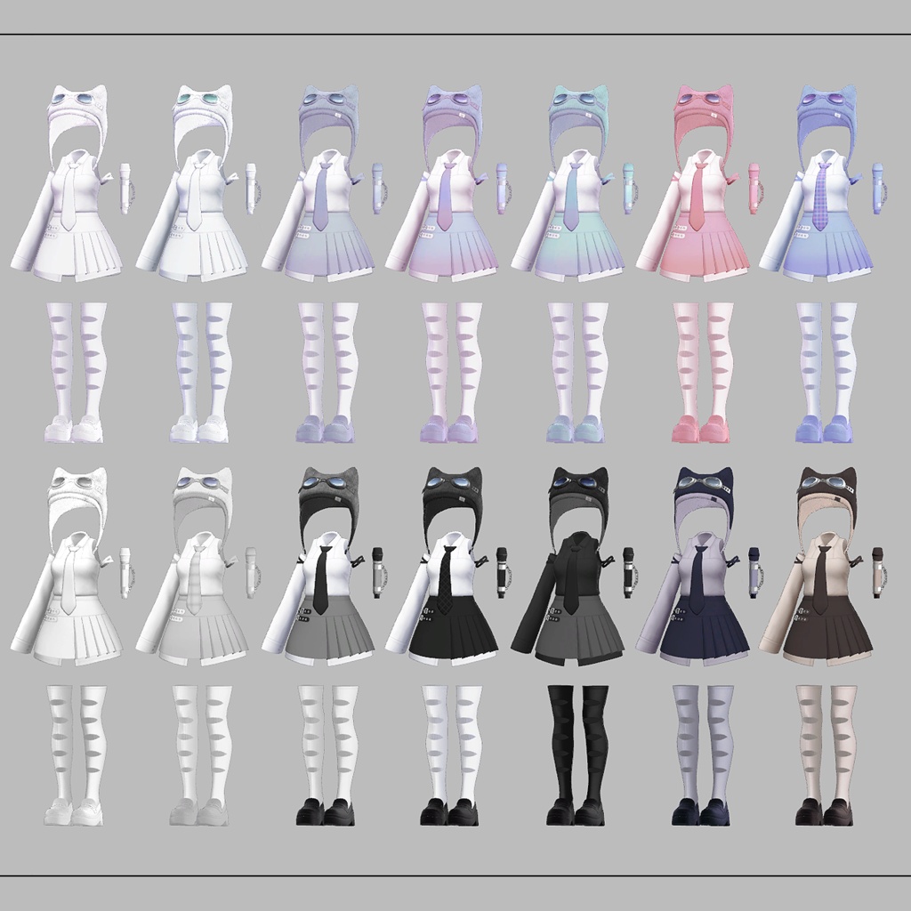 【VRC】 CatDol (21 Avatars 対応)