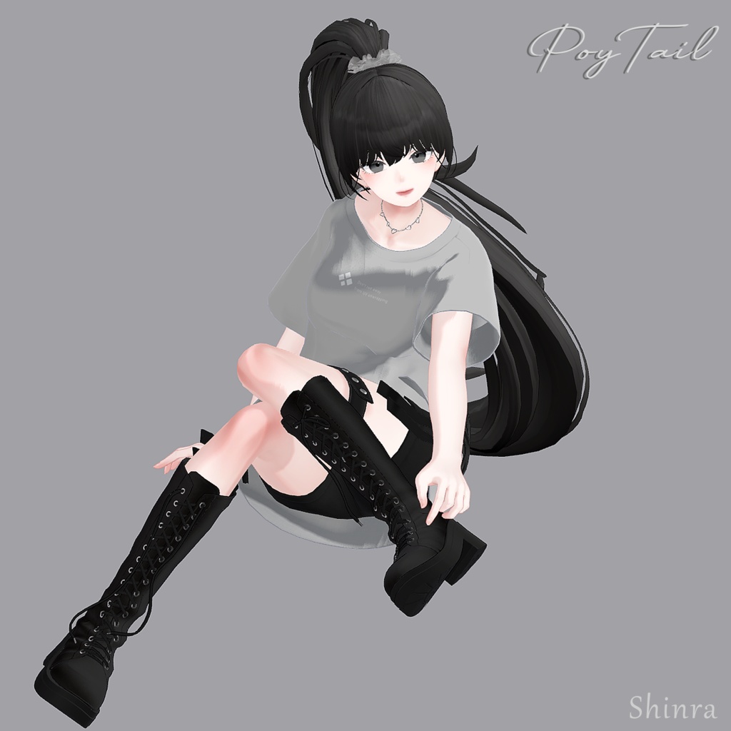 【VRC】PoyTail (25 Avatars 対応) + Thanks Gift