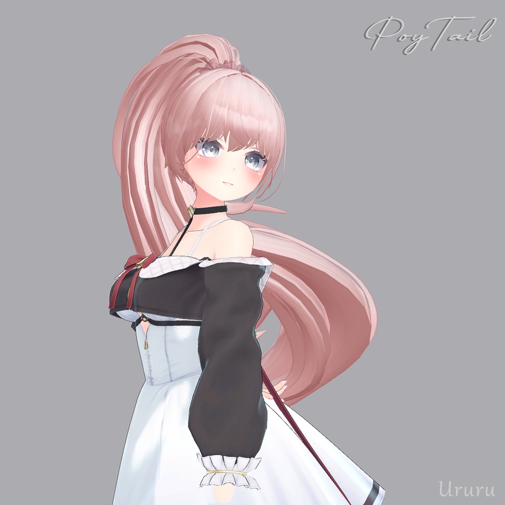 【VRC】PoyTail (25 Avatars 対応) + Thanks Gift