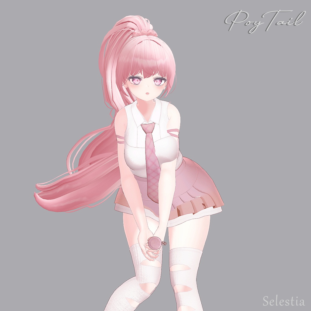 【VRC】PoyTail (25 Avatars 対応) + Thanks Gift