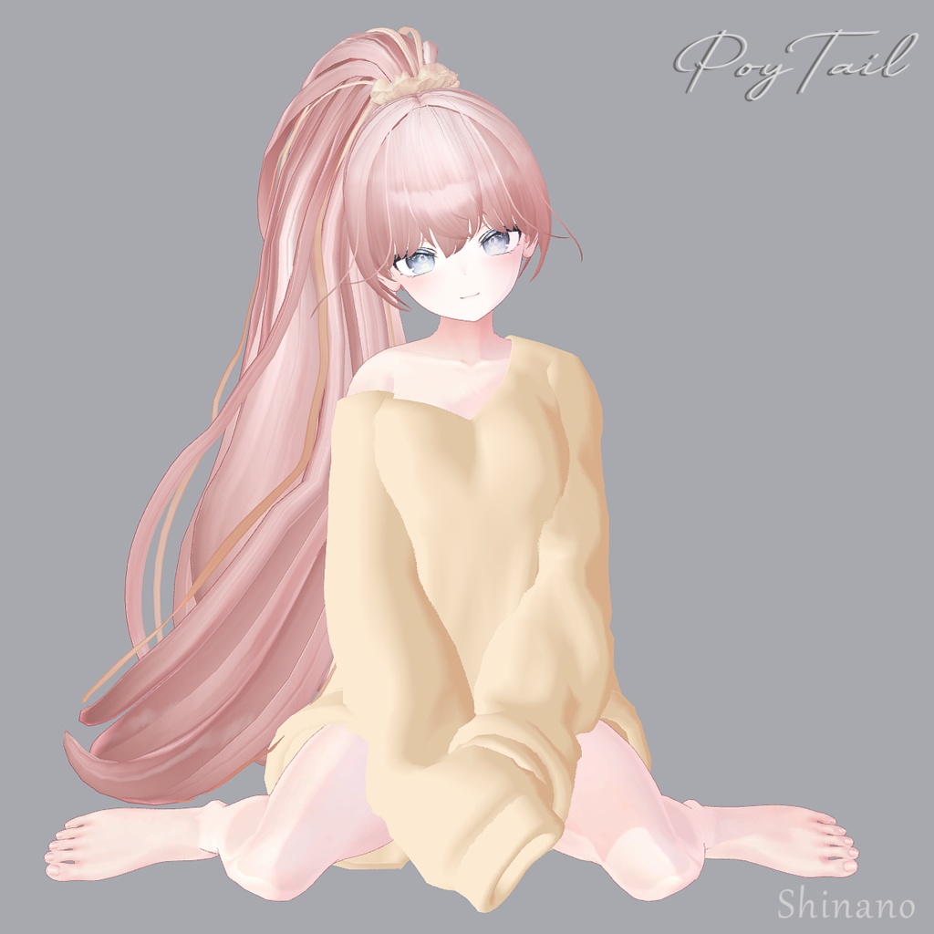 【VRC】PoyTail (25 Avatars 対応) + Thanks Gift