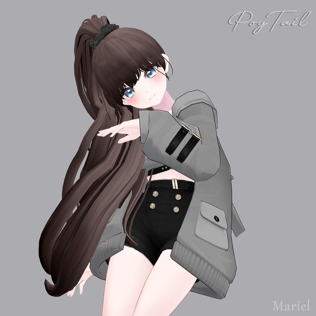 【VRC】PoyTail (25 Avatars 対応) + Thanks Gift