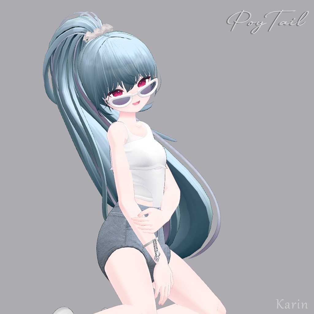 【VRC】PoyTail (25 Avatars 対応) + Thanks Gift