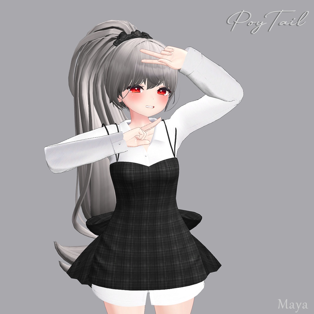 【VRC】PoyTail (25 Avatars 対応) + Thanks Gift