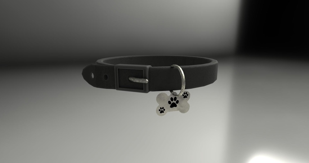 Dog Collar VrChat Avatar Accessory 