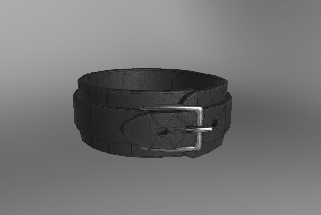 Leather BDSM Bracelet VRC