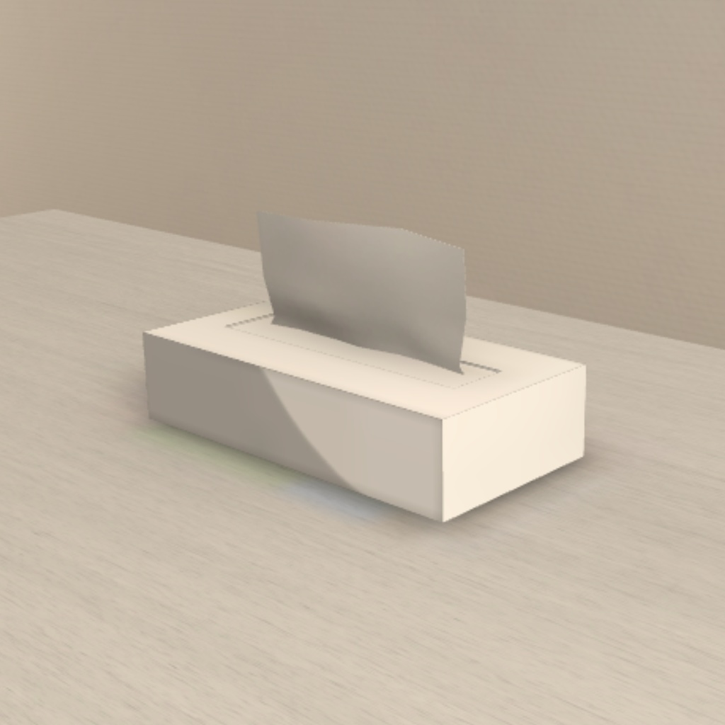 【VRChat向け】ボックスティッシュA