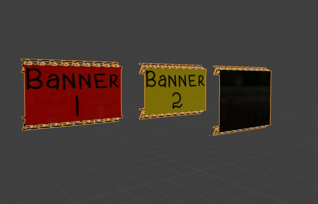 Banner Screen combo for VRC Event Worlds (free Licenz)