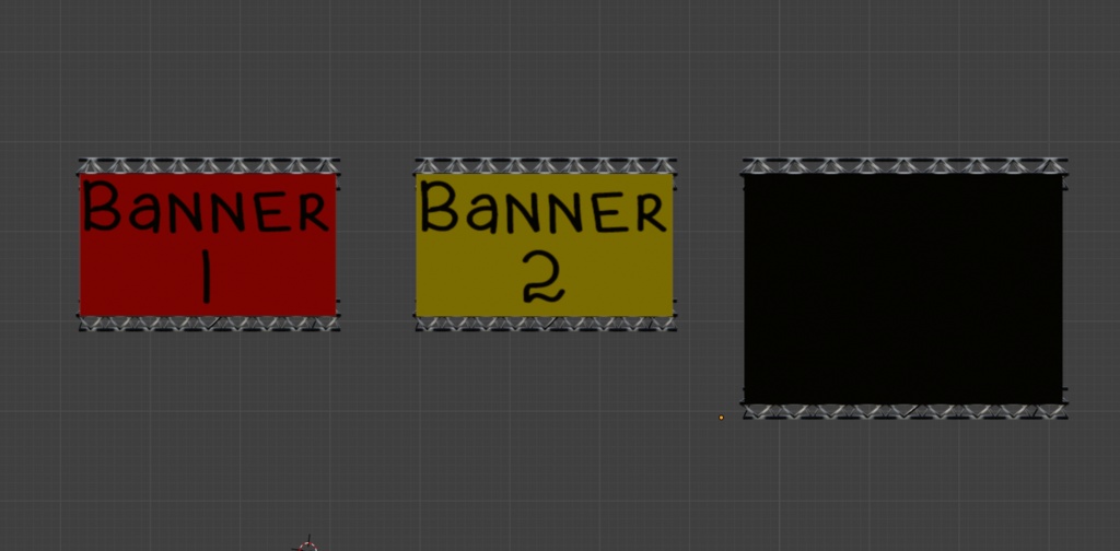 Banner Screen combo for VRC Event Worlds (free Licenz)