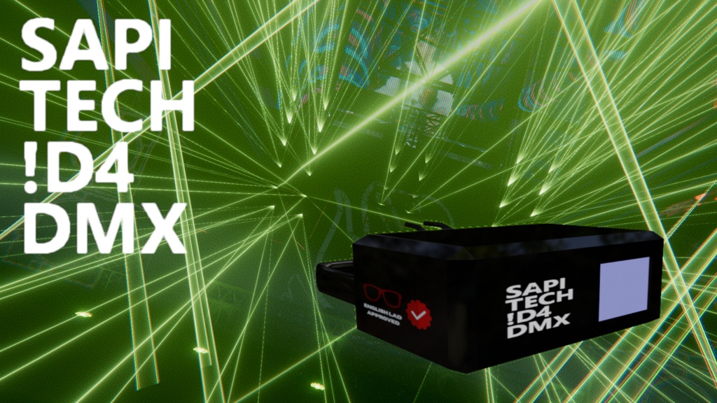 Sapi Tech !D4 DMX Laser housing (free Licenz)