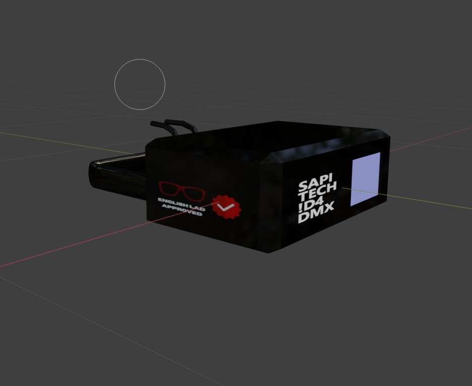 Sapi Tech !D4 DMX Laser housing (free Licenz)