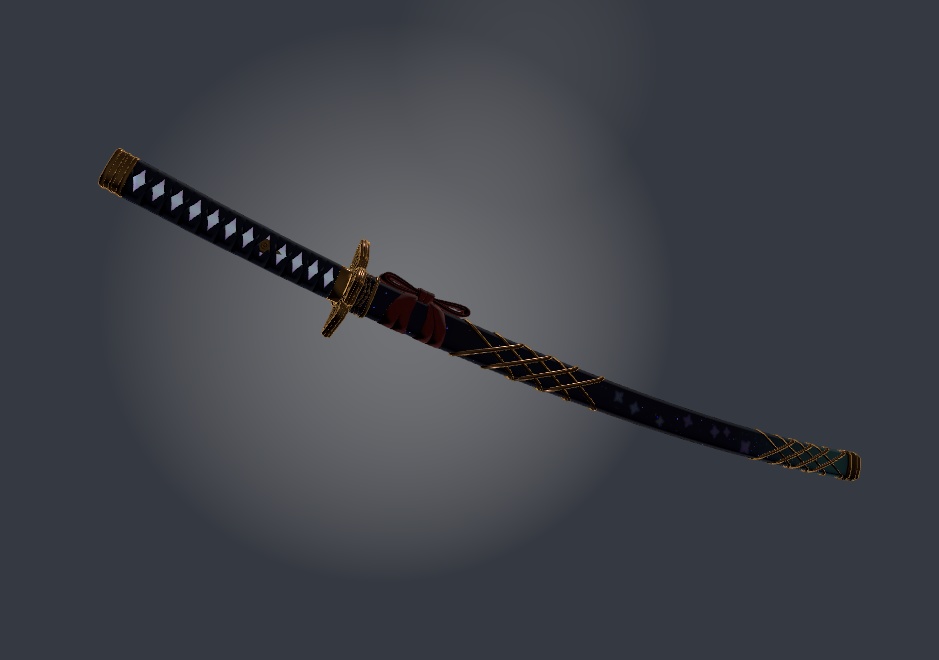 【3Dモデル】四葩ノ太刀【エフェクト付】
