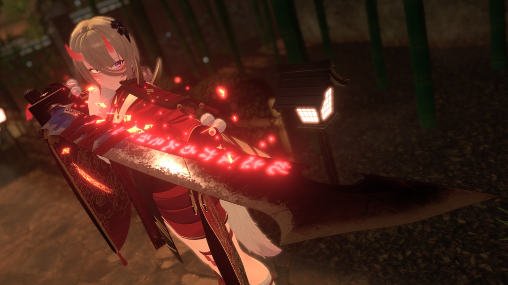 【MA対応3Dモデル】鬼首断