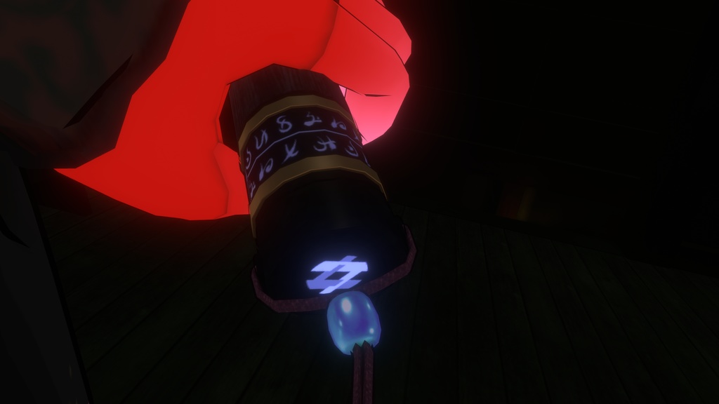 【3Dmodel】懐中焔灯 狐ノ窓【ライトギミック付】《ModularAvatar対応》/Firelight-Fox's Window-【LightGimmick included】