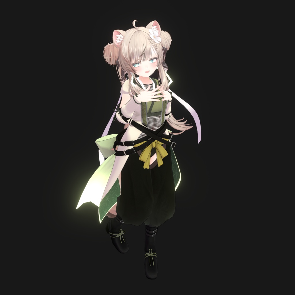 【3D衣装モデル】-妖討装束-(対応:桔梗、セレスティア、マヌカ、真冬)