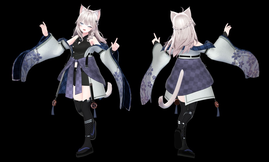 【3D衣装】Furisode Tailer【MA対応】