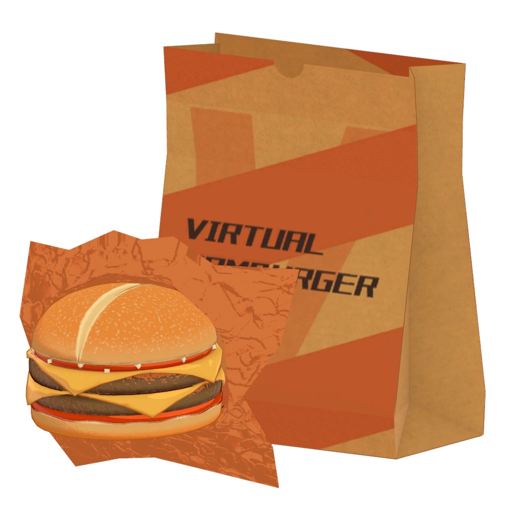【食べられる!】無限ばーちゃるハンバーガー🍔 / 【AvatarGimmick】InfinityVirtualHamburger