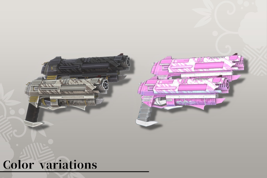 【公開セール】鬼灯狐灯【ギミック付双銃】