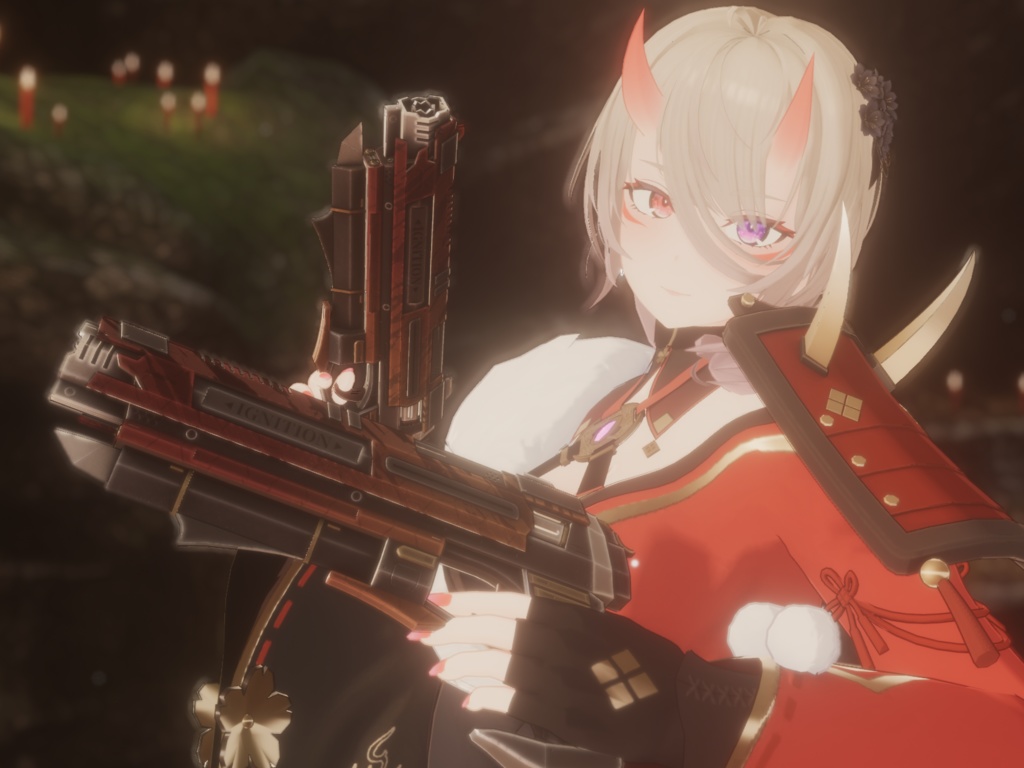 【公開セール】鬼灯狐灯【ギミック付双銃】