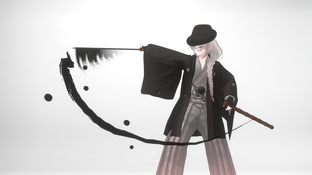 【公開SALE】仕込刀 -墨影-【ギミック付き武器】