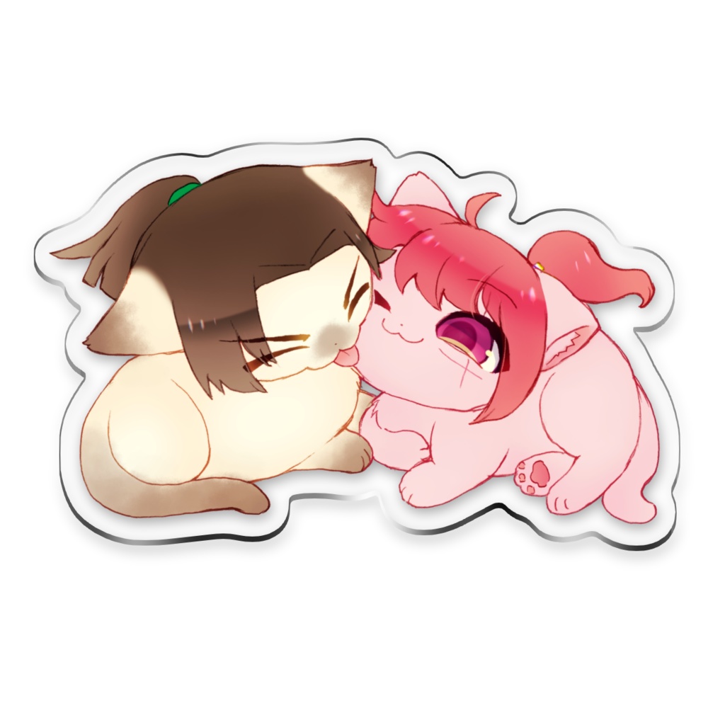 兼続猫×勇士猫アクリルフィギュアスタンド