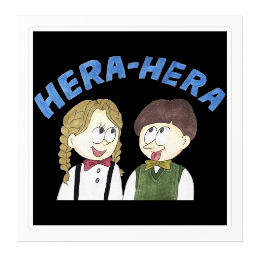 HERA-HERA ステッカー ブラック