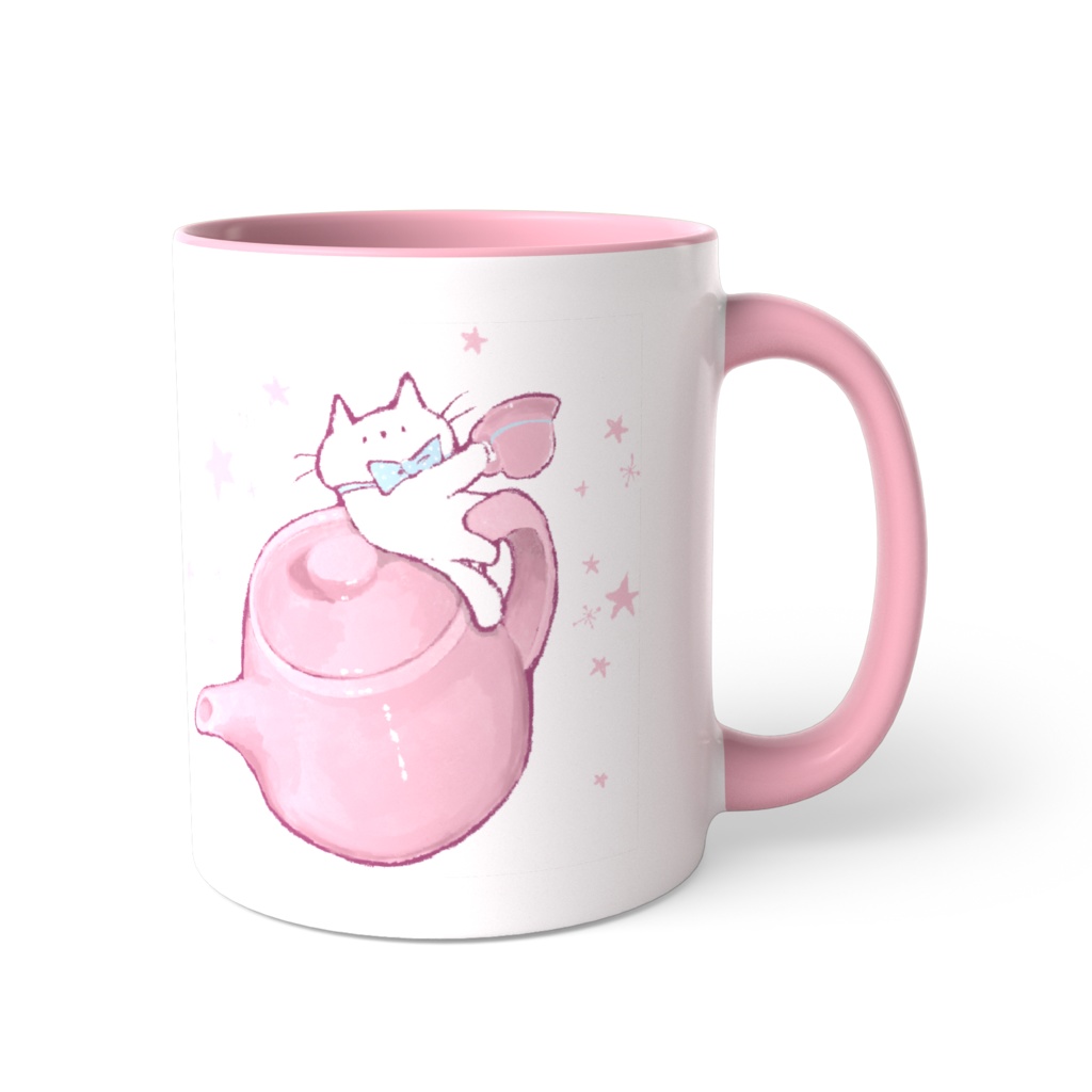 にゃんこマグカップ(てぃーぽっど)