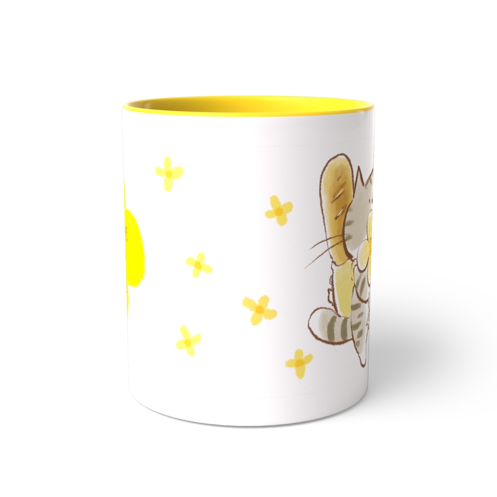 にゃんこマグカップ(ふらわー)