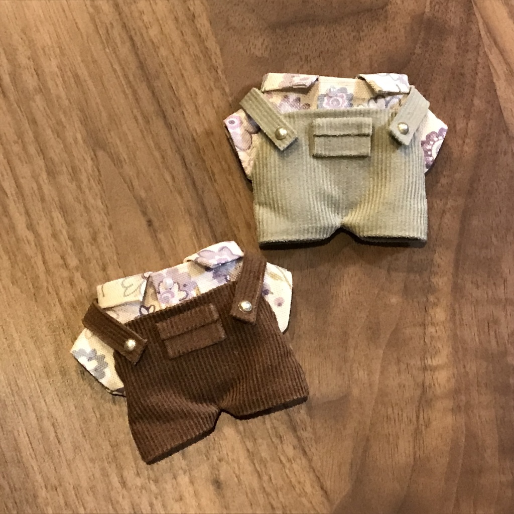 コーデュロイサロペットセット