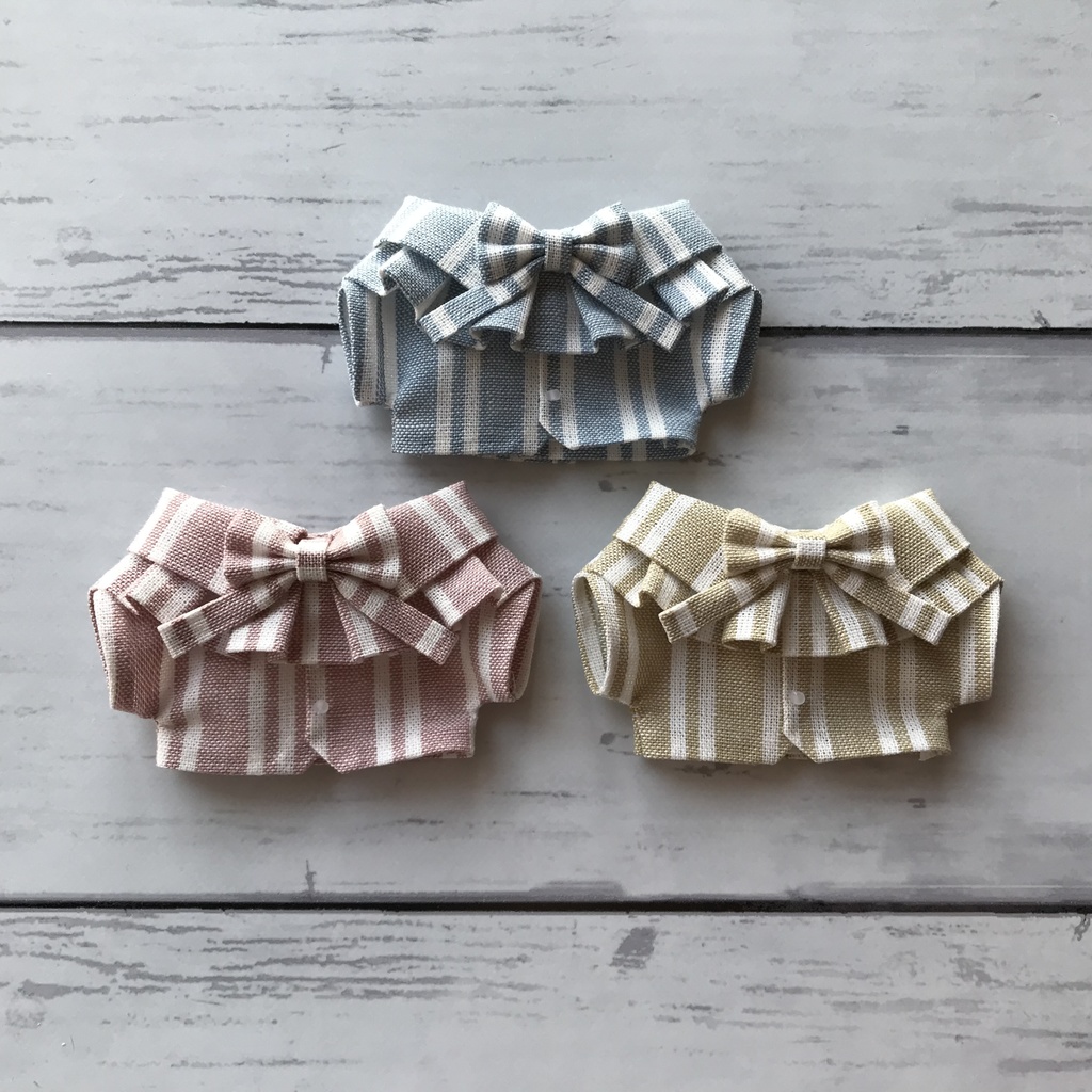 ひらひらリボンシャツ/はるいろ