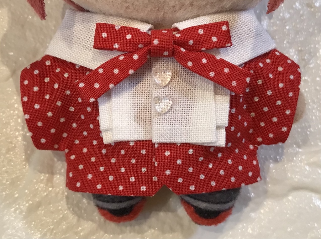 レトロドットシャツ