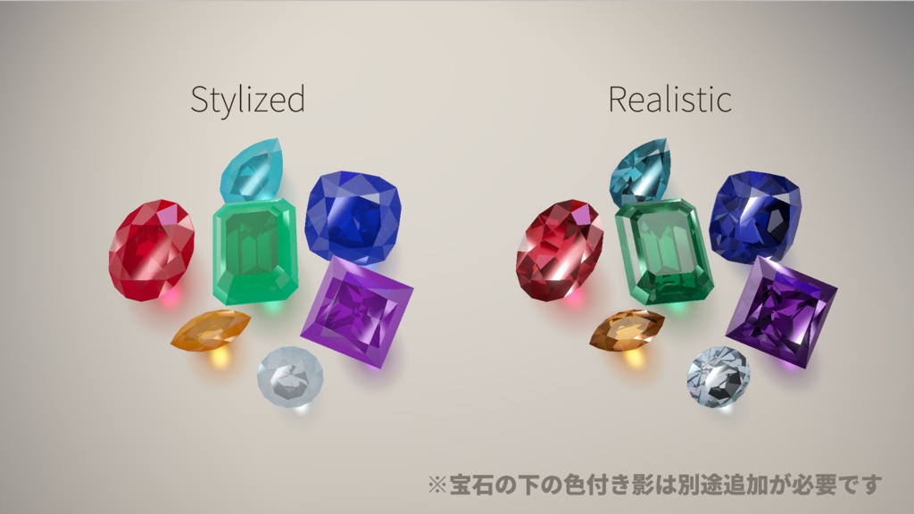 宝石・結晶ジェネレーター【Unity6・URP対応】