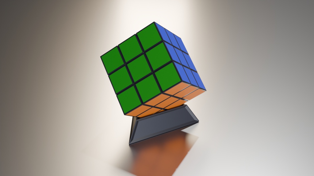 Unity/Blender用 パズルキューブ3Dモデル