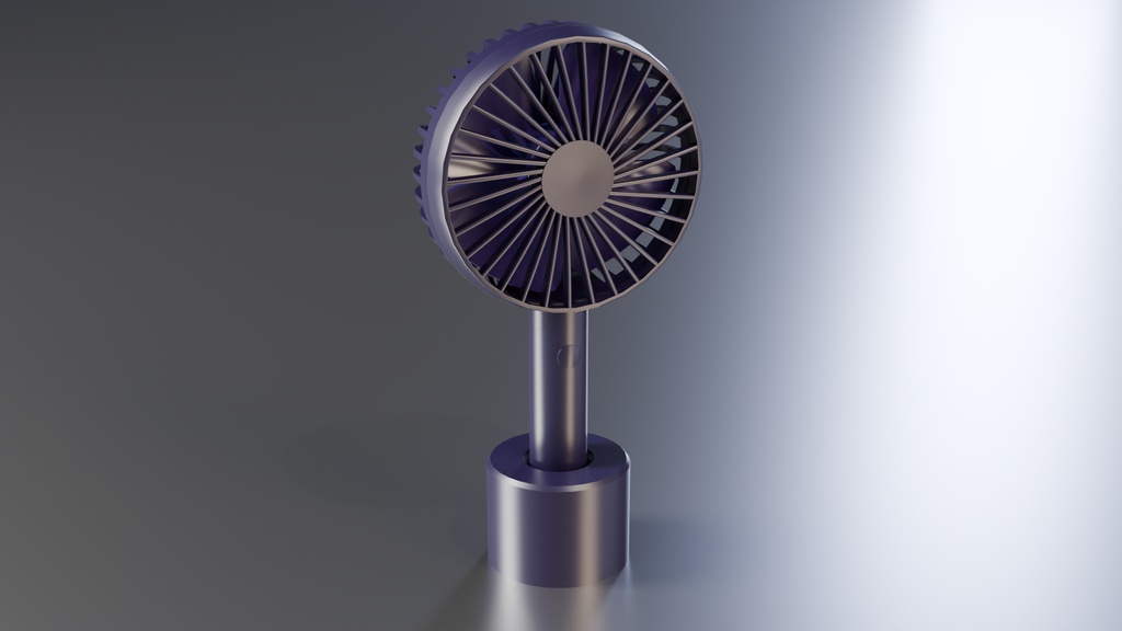 ハンディファン 3Dモデル