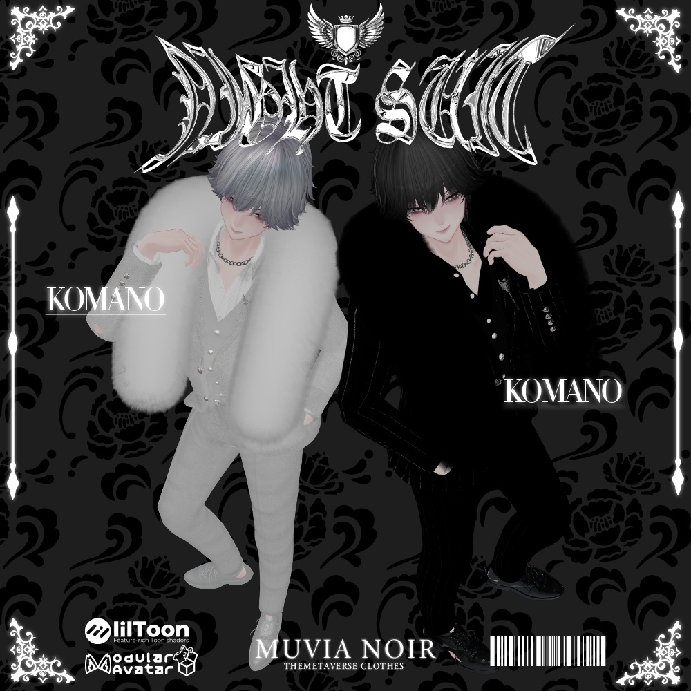 【VRC想定衣装】♰NIGHT SUIT SETUP♰