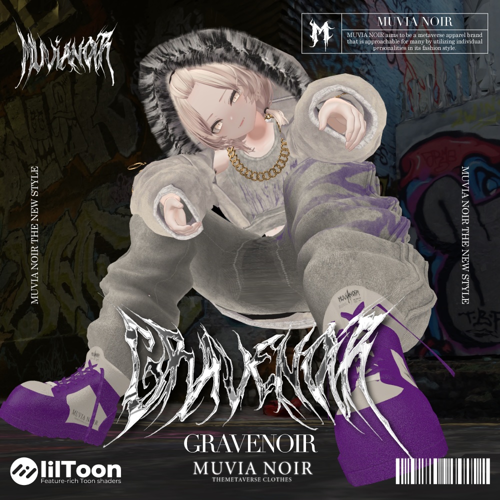 40%OFFセール❣【10アバター対応VRC想定衣装】♰GRAVENOIR♰