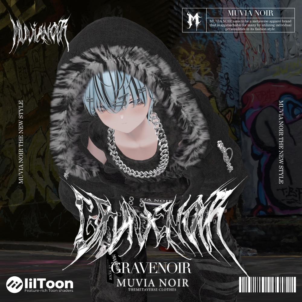 40%OFFセール❣【10アバター対応VRC想定衣装】♰GRAVENOIR♰