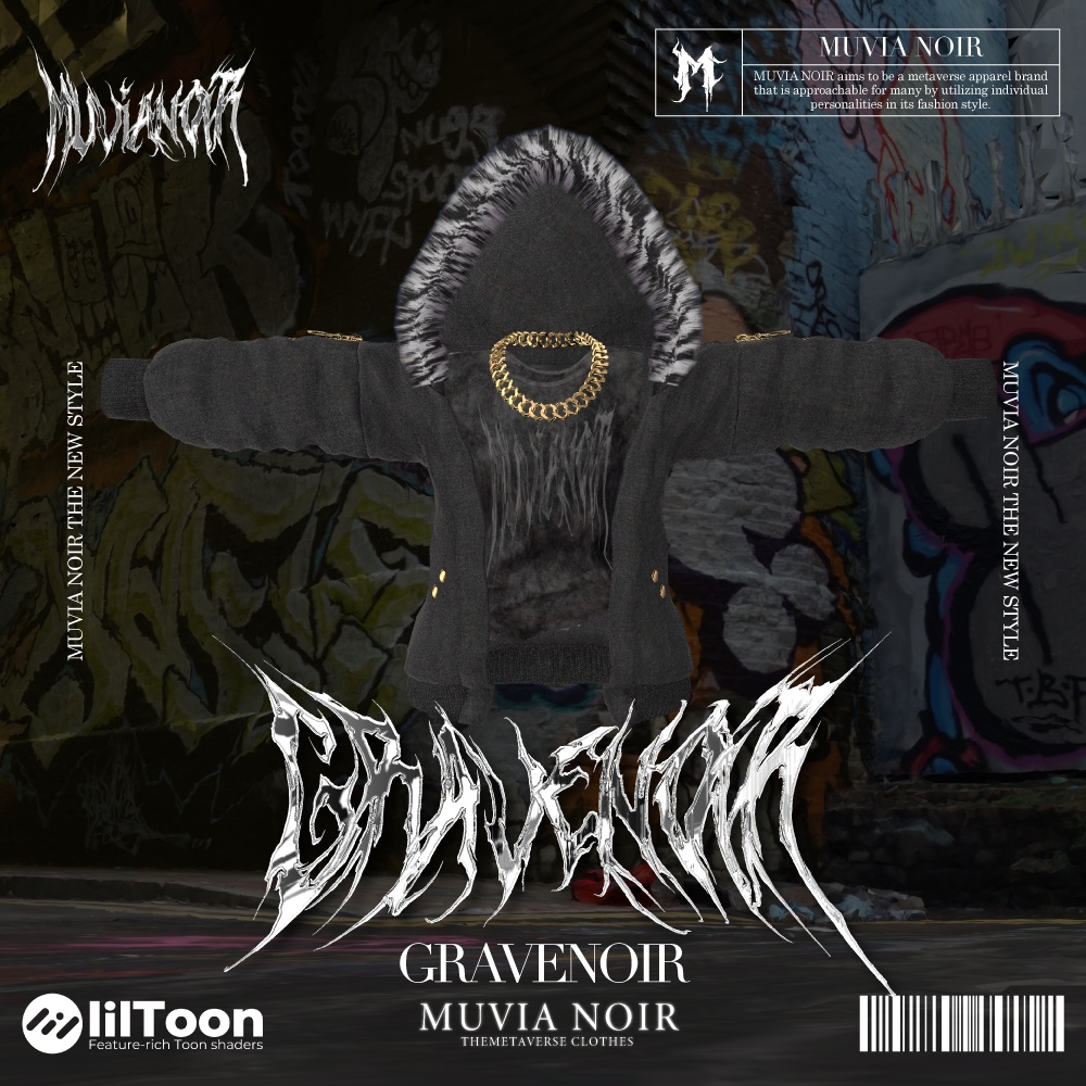 40%OFFセール❣【10アバター対応VRC想定衣装】♰GRAVENOIR♰