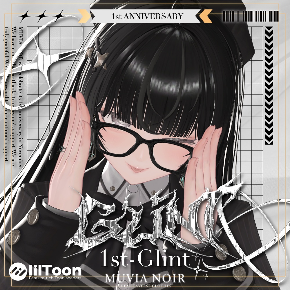 ♰1st-Glint♰ -黒縁メガネ-