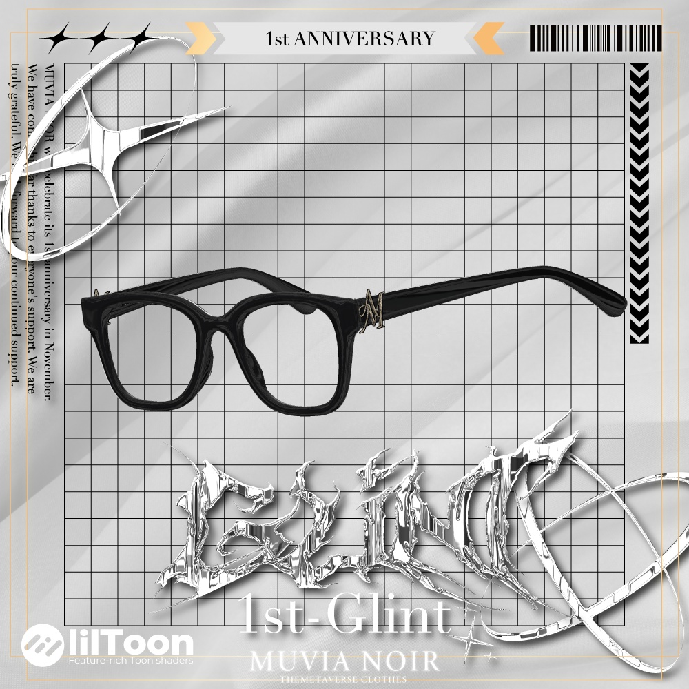 ♰1st-Glint♰ -黒縁メガネ-