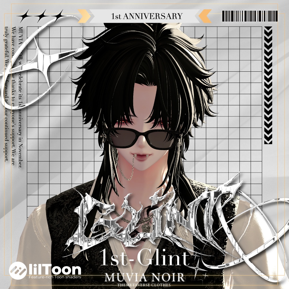 ♰1st-Glint♰ -黒縁メガネ-