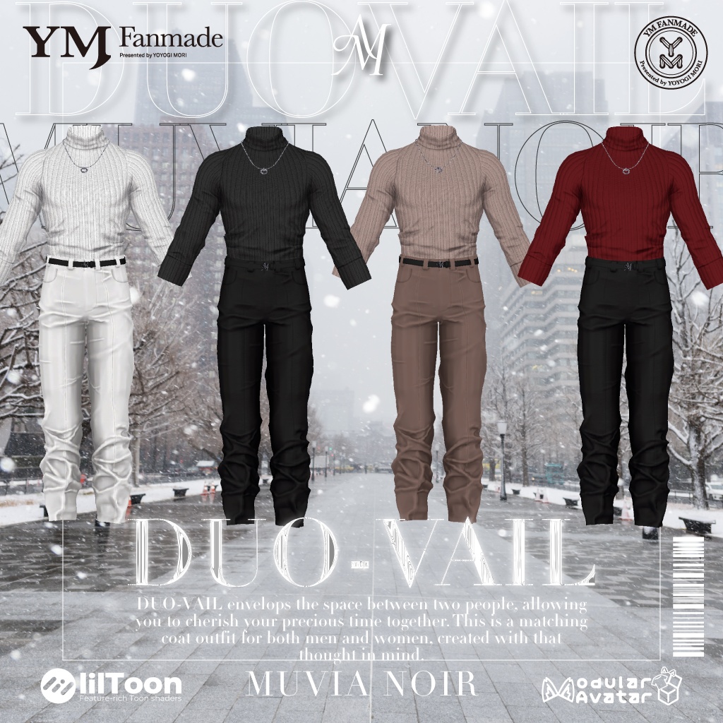 発売記念セール‼️【YMファンメイド】【19アバター対応】♰DUO-VAIL♰