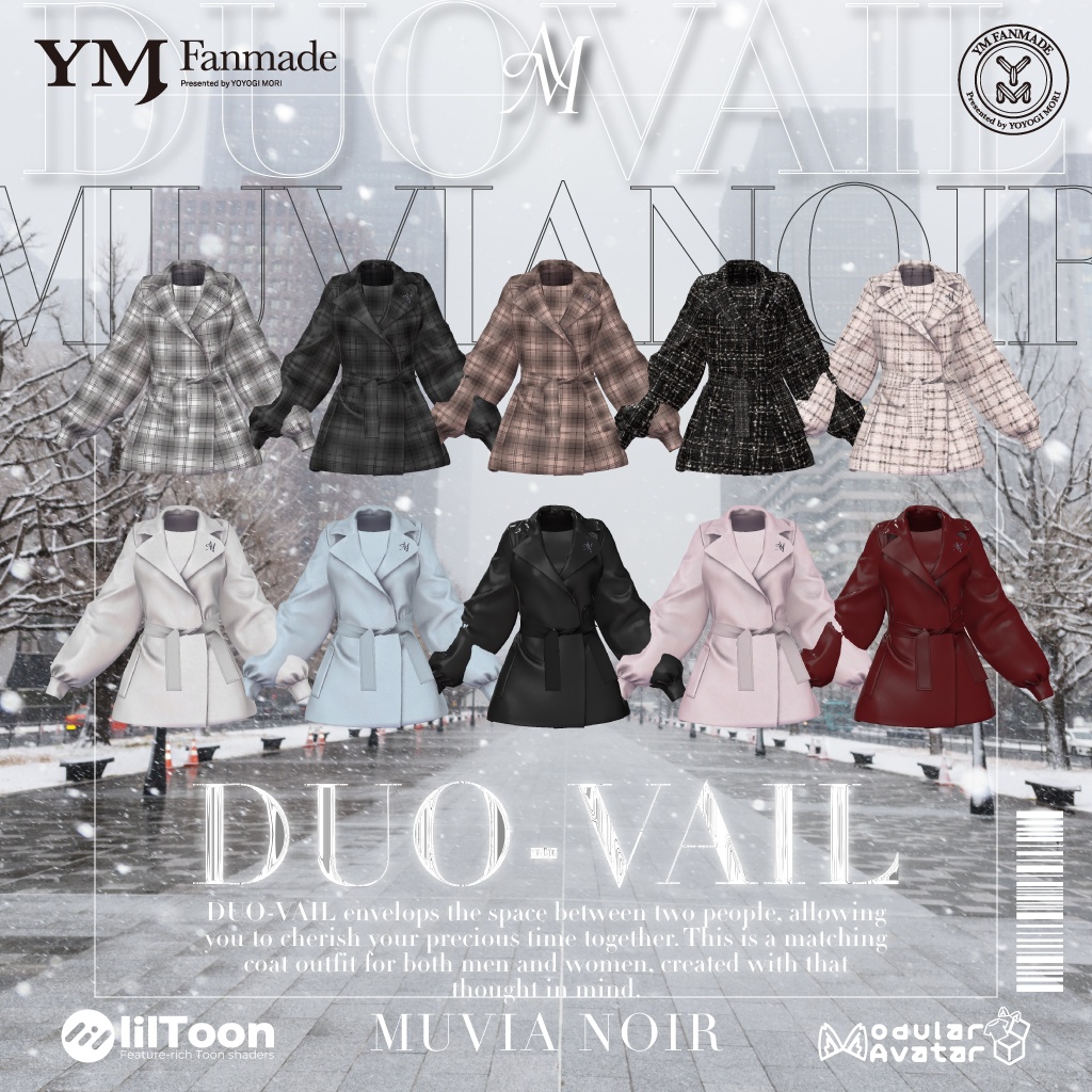 発売記念セール‼️【YMファンメイド】【19アバター対応】♰DUO-VAIL♰